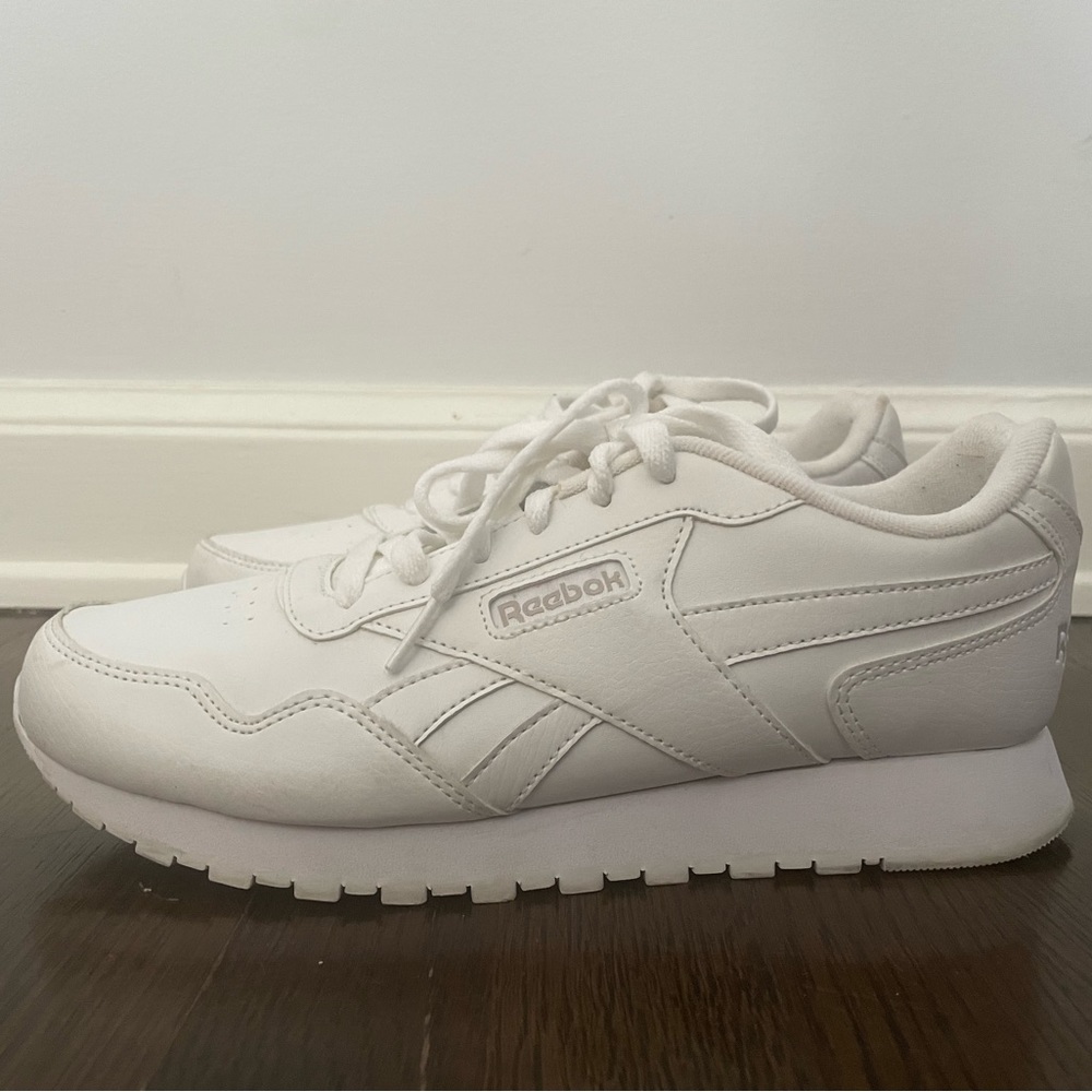 White Reebok Classic Ortholite Sneaker